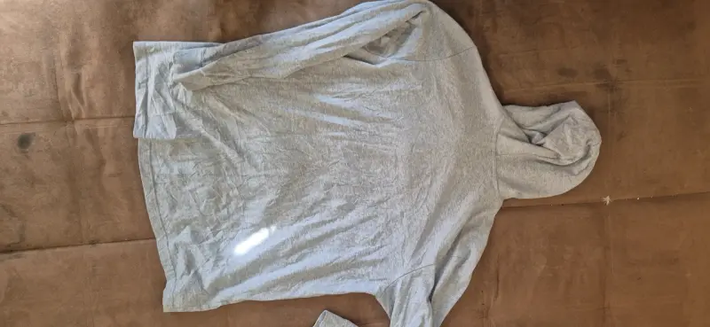 Polerón con capucha gris Adidas talla XL - 3