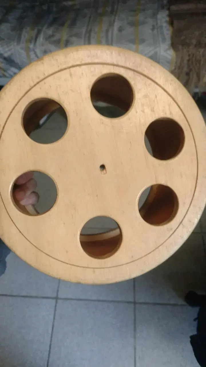 Carrete de madera para elevar volantin - 5