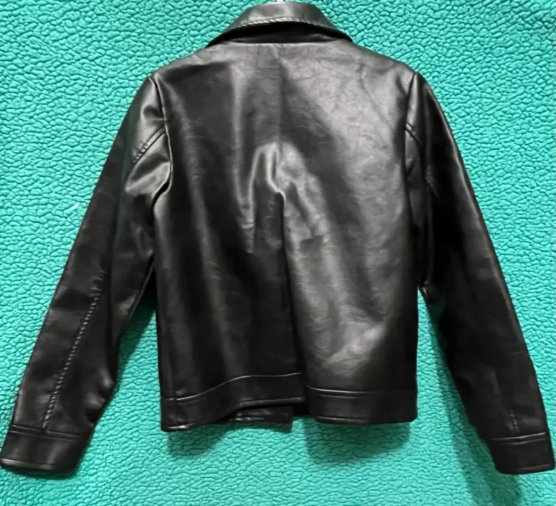 Chaqueta biker negra Melt talla 14 - 2