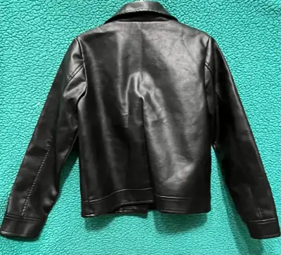 Chaqueta biker negra Melt talla 14 - miniatura 2