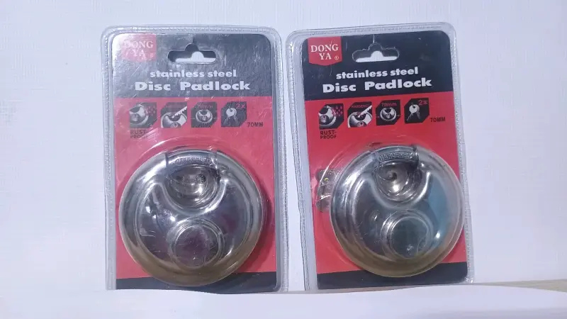 Candado de disco inoxidable Dongya 70mm