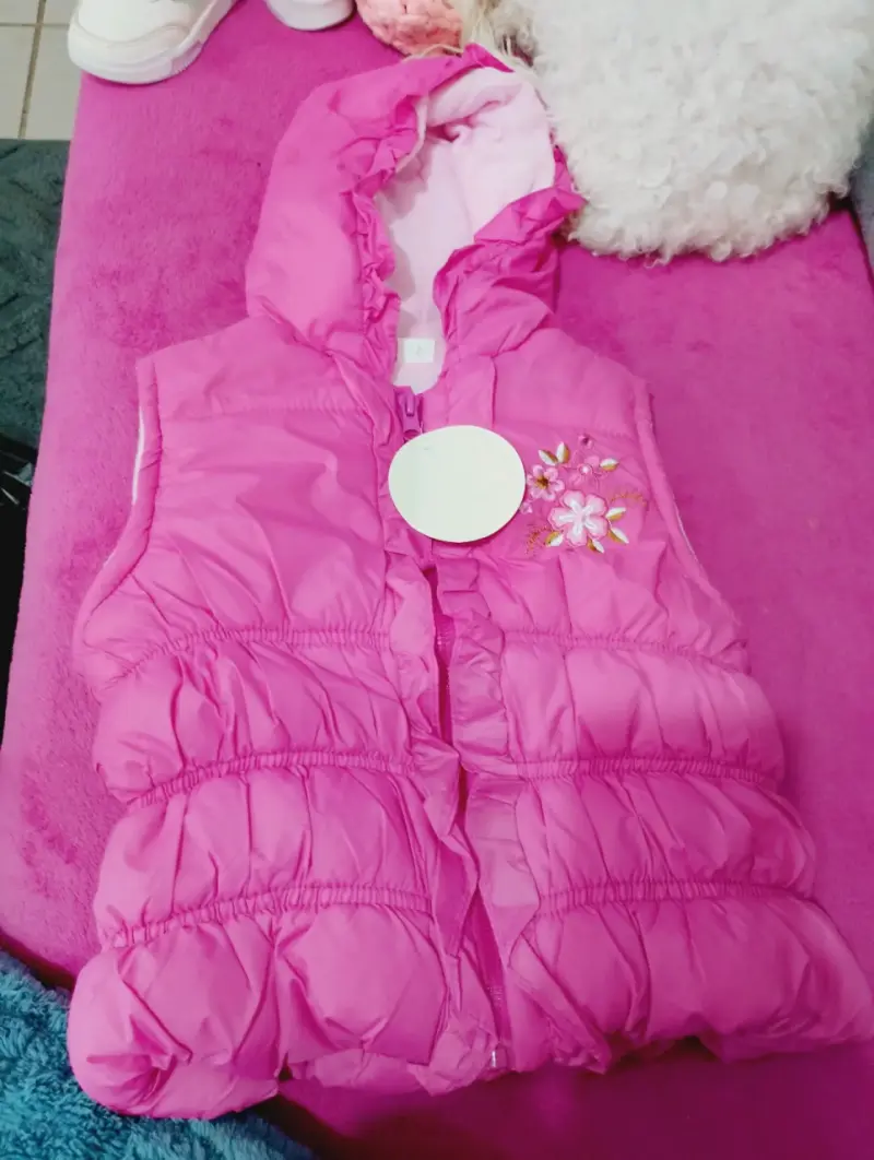 Conjunto deportivo para niña en rosa y negro - 3