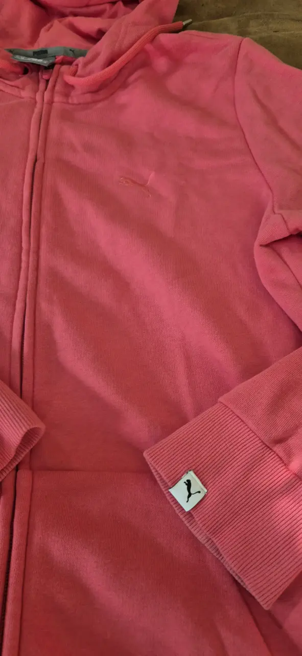 Polerón con capucha rosa Puma para mujer - 2