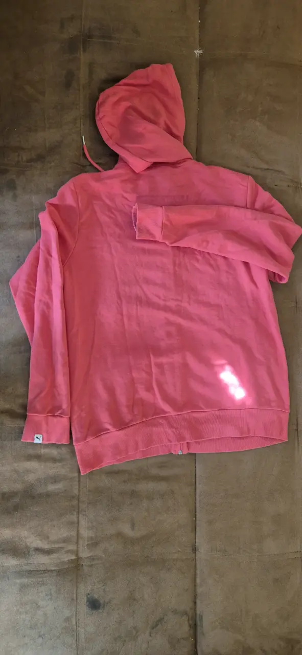 Polerón con capucha rosa Puma para mujer - 4