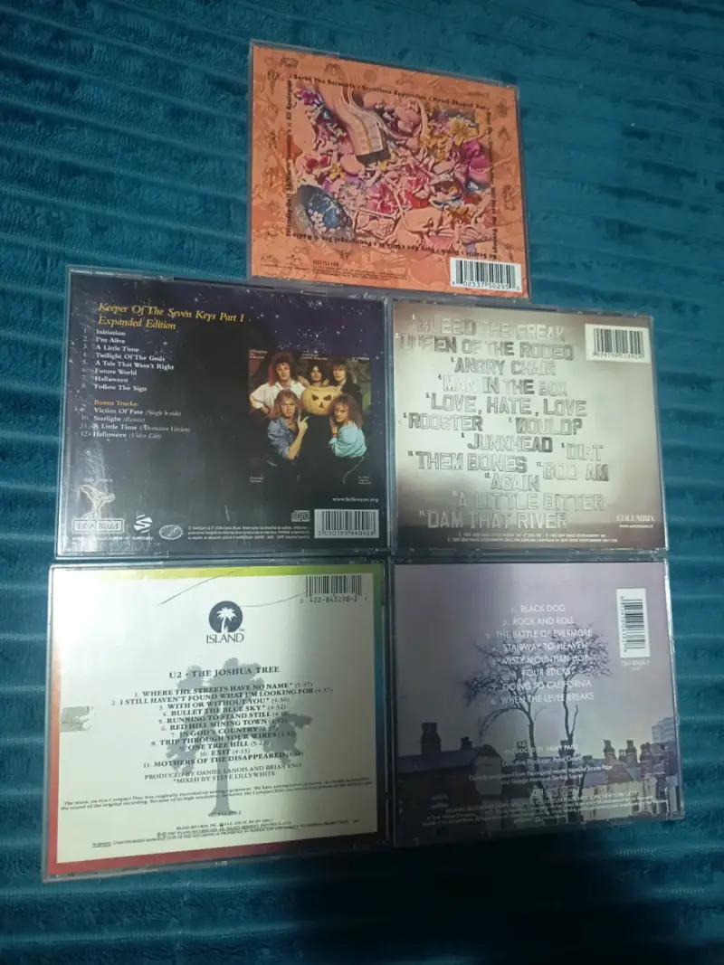 Colección de CDs de rock y metal clásicos - 2