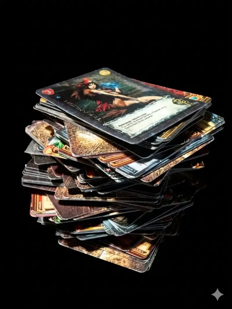 Lote de cartas mito de juego coleccionables