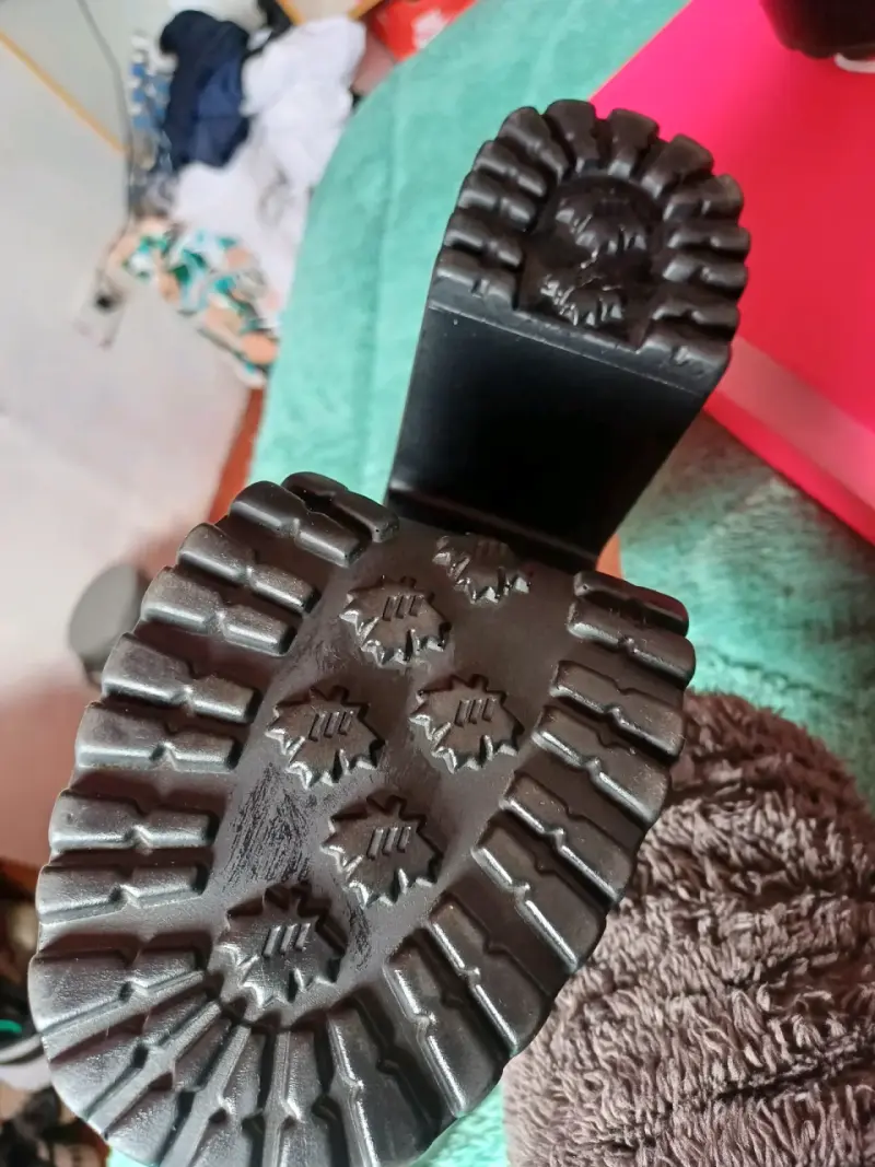 Botines de plataforma negros con cierre lateral - 3
