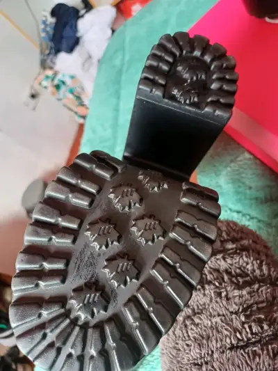 Botines de plataforma negros con cierre lateral - miniatura 3