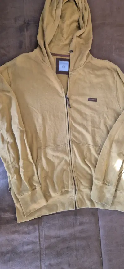 Polerón con capucha color mostaza talla XL - miniatura 1