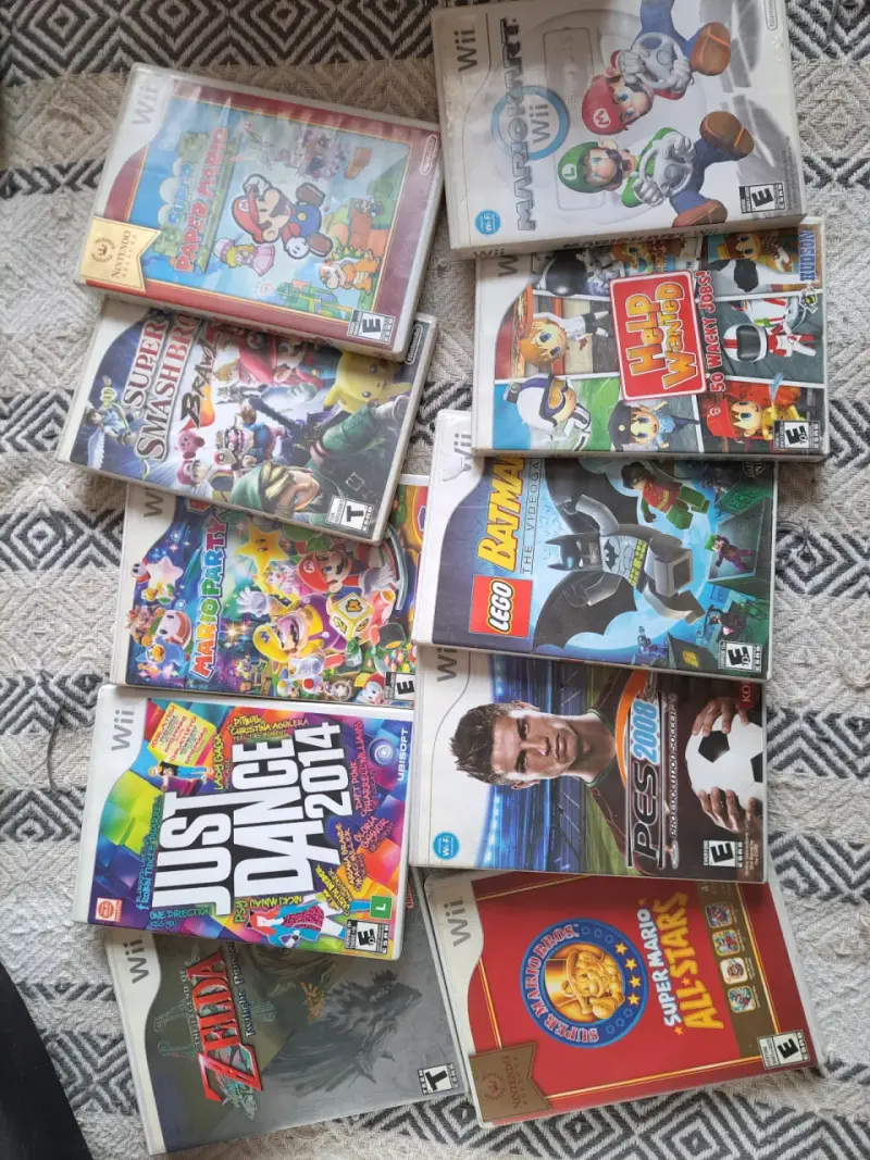 Lote 10 juegos Nintendo Wii - 1