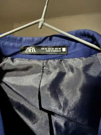 Traje azul para hombre Zara - miniatura 1