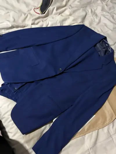 Traje azul para hombre Zara - miniatura 2