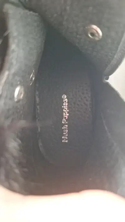 Botas negras con forro de peluche para invierno - miniatura 5
