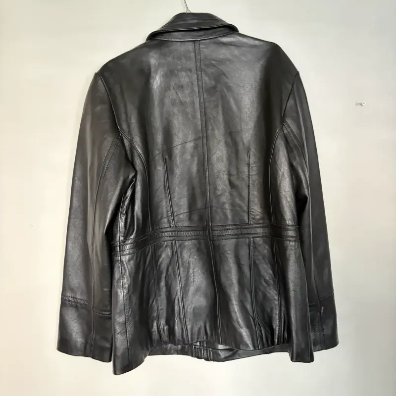 Chaqueta de cuero negro East 5th para mujer - 2