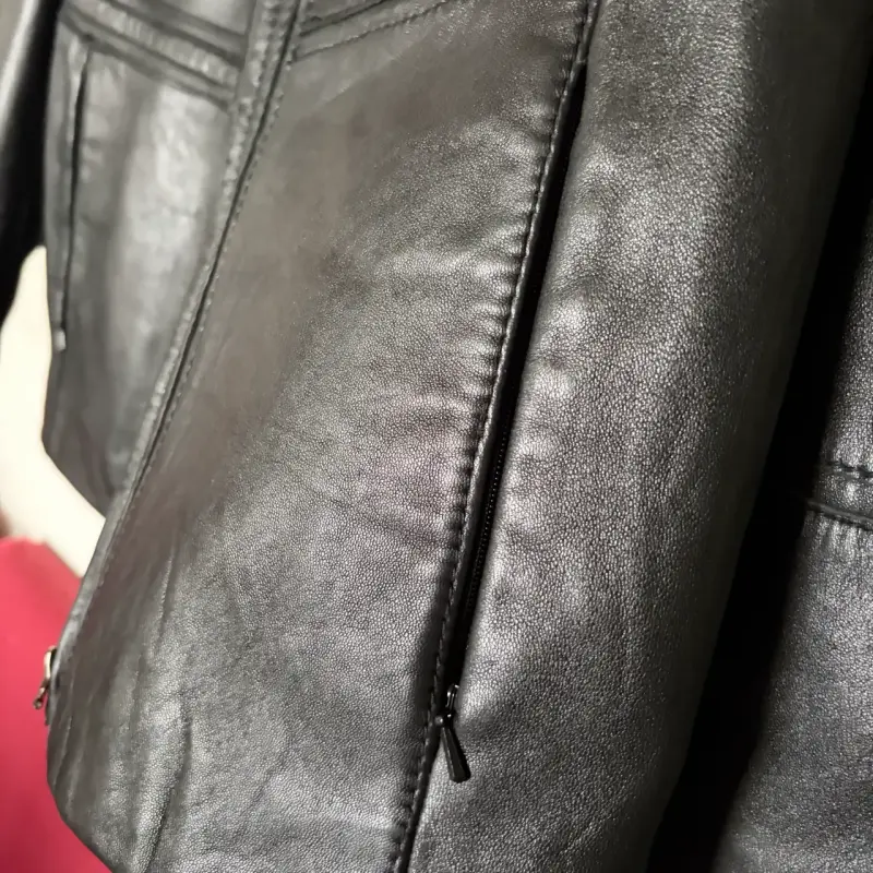 Chaqueta de cuero negro East 5th para mujer - 4