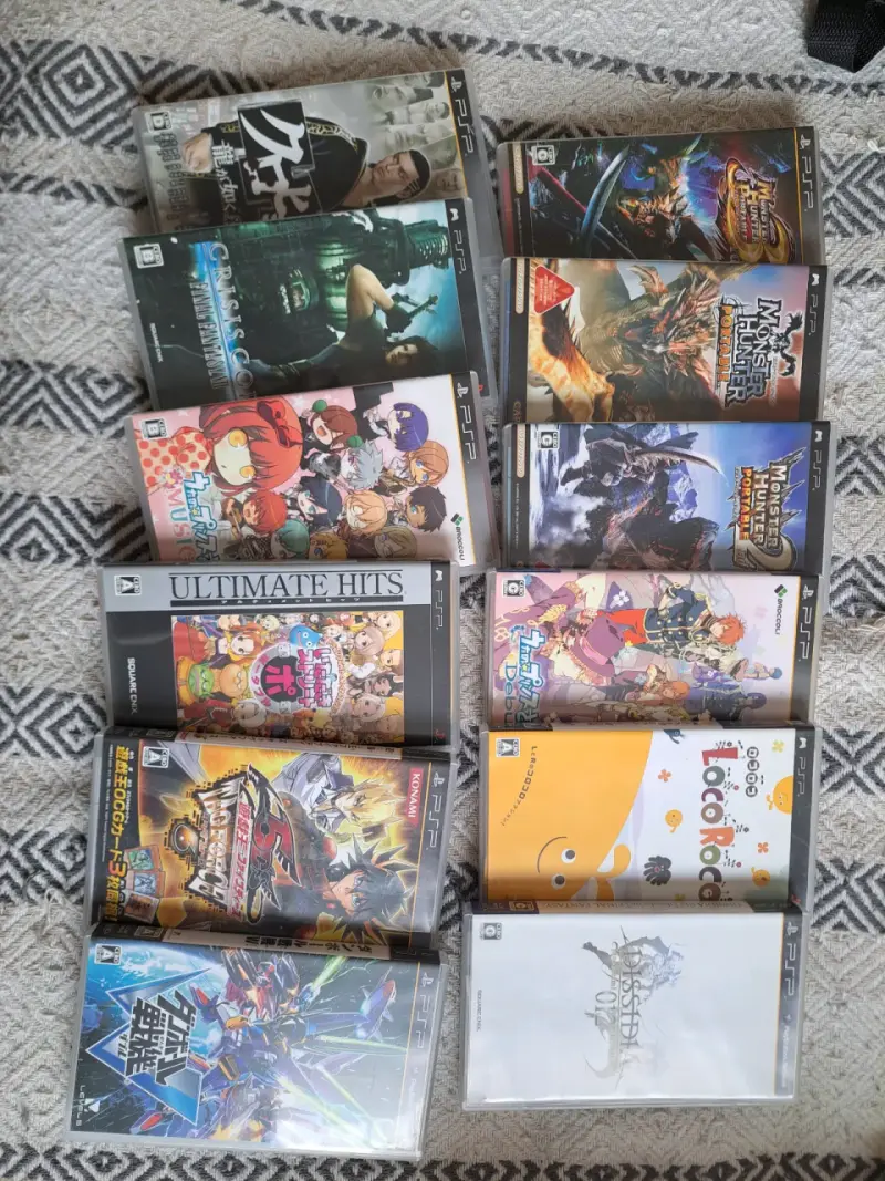 Lote de juegos PSP japoneses - 1