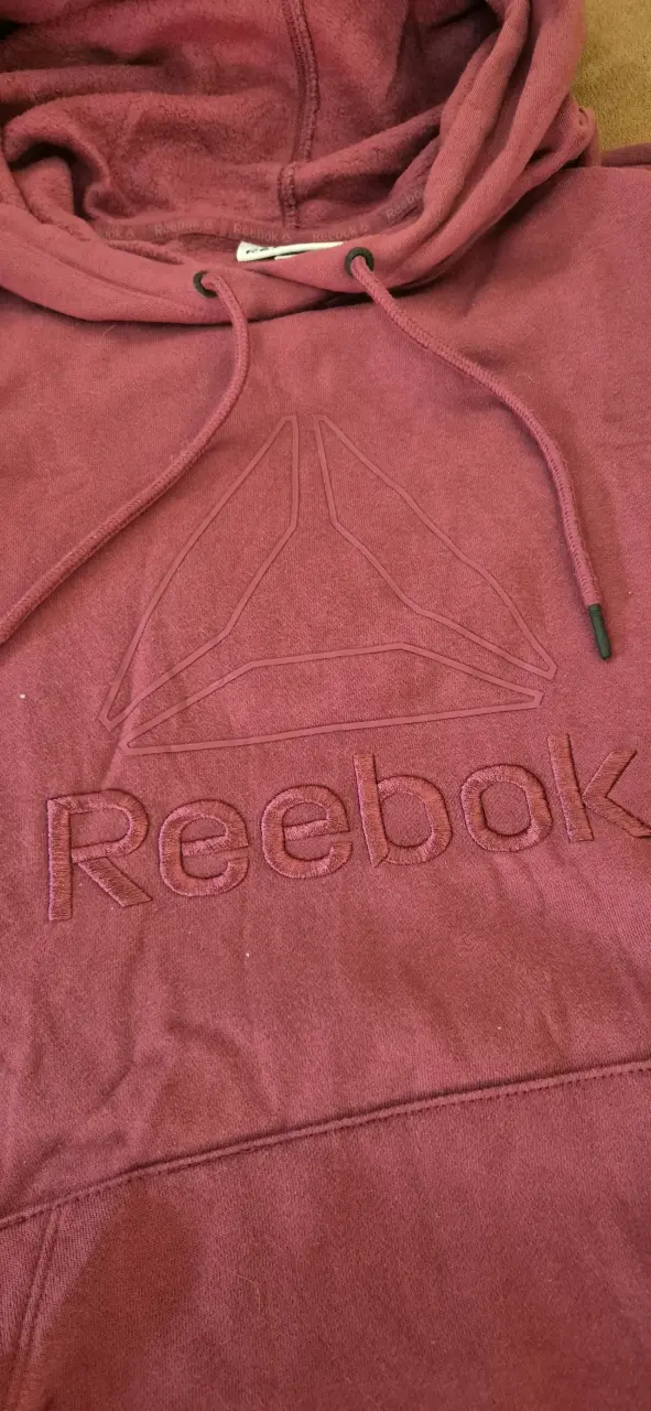 Polerón con capucha Reebok morado para hombre - 2
