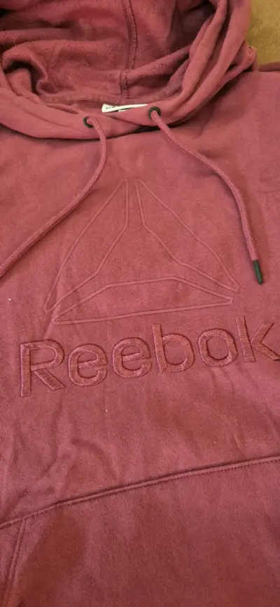 Polerón con capucha Reebok morado para hombre - miniatura 2