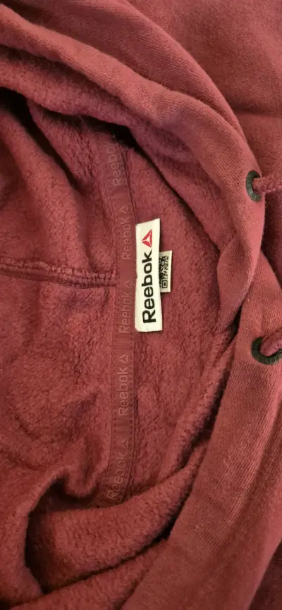 Polerón con capucha Reebok morado para hombre - miniatura 4