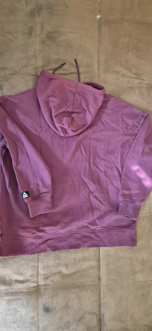 Polerón con capucha Reebok morado para hombre - 5