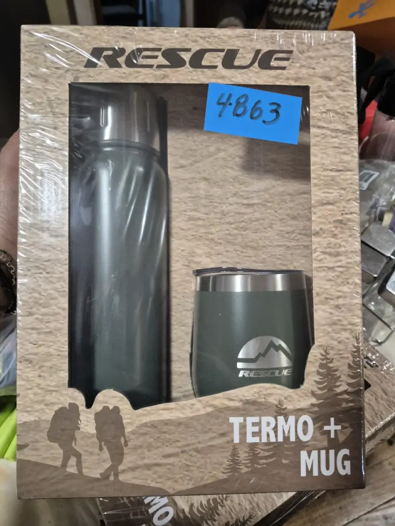 Set de Termo y Mug de Acero Inoxidable Rescue - 2