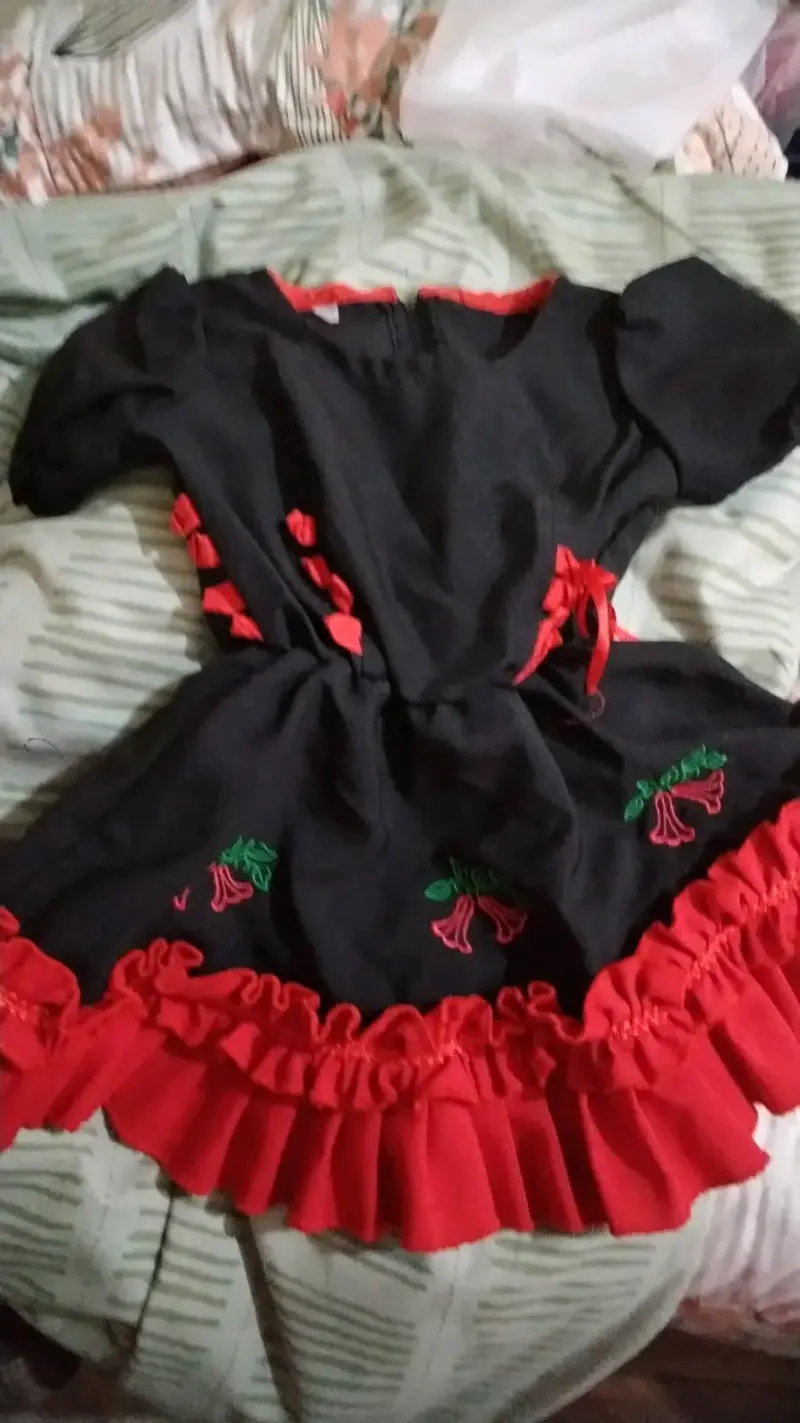 Vestido de huasa chilena para niña - 4
