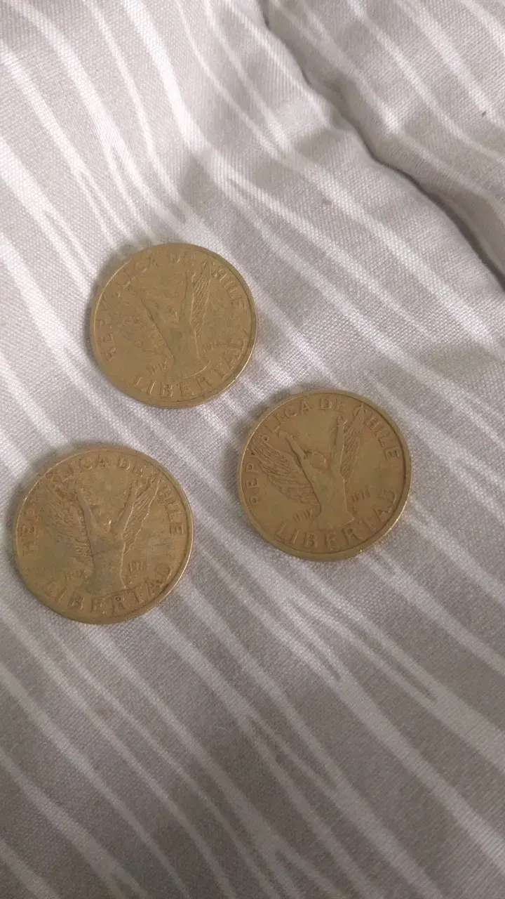 Monedas de 10 pesos chilenos 1981 y 1982 - 2