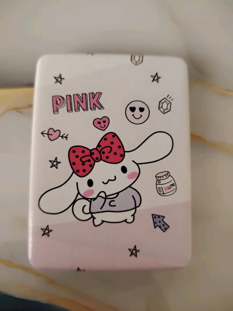 Espejo compacto de bolsillo con diseño de conejo - 1