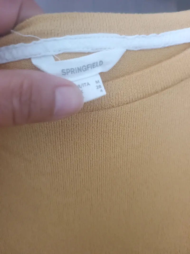 Suéter amarill Springfield talla M - 3