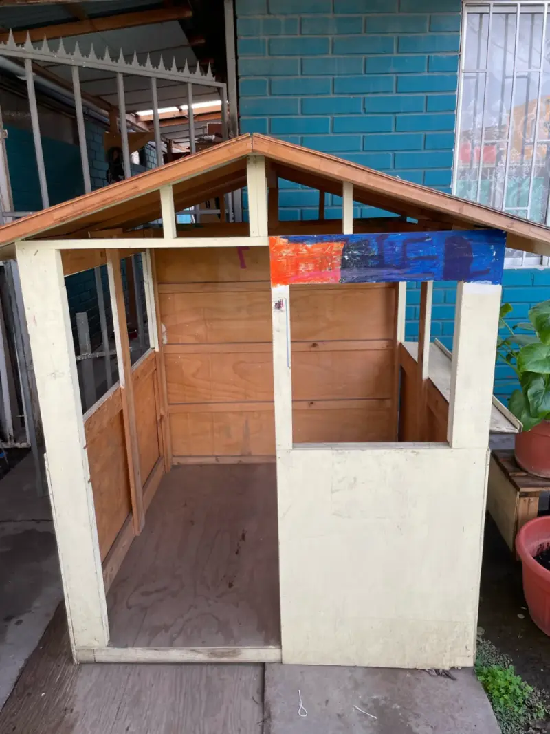Casita de Madera para Niños Exterior - 1