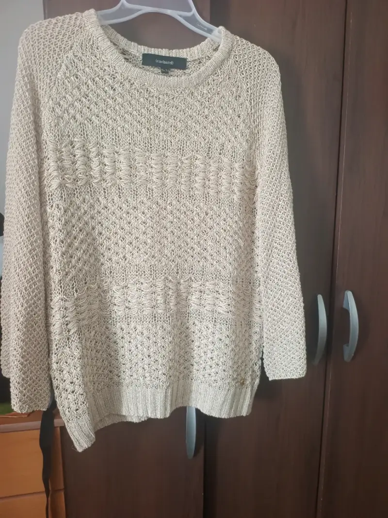 Suéter de punto beige Cacharel - 1