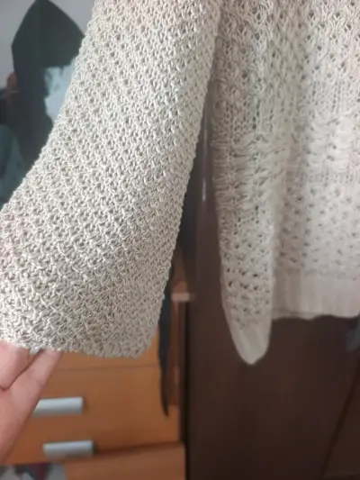 Suéter de punto beige Cacharel - miniatura 3