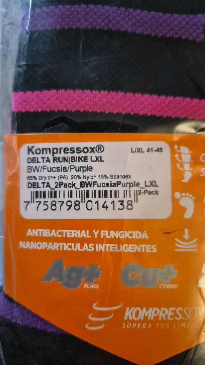 Calcetines compresion Kompresson. 2 Par - 2