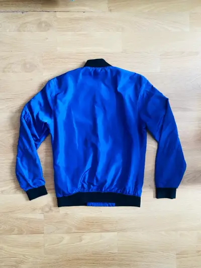 Chaqueta bomber azul para hombre Zara - miniatura 3