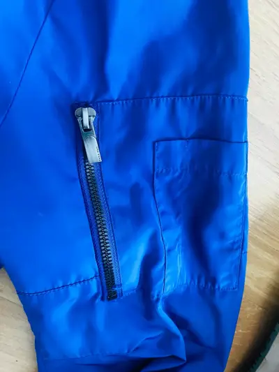 Chaqueta bomber azul para hombre Zara - miniatura 4