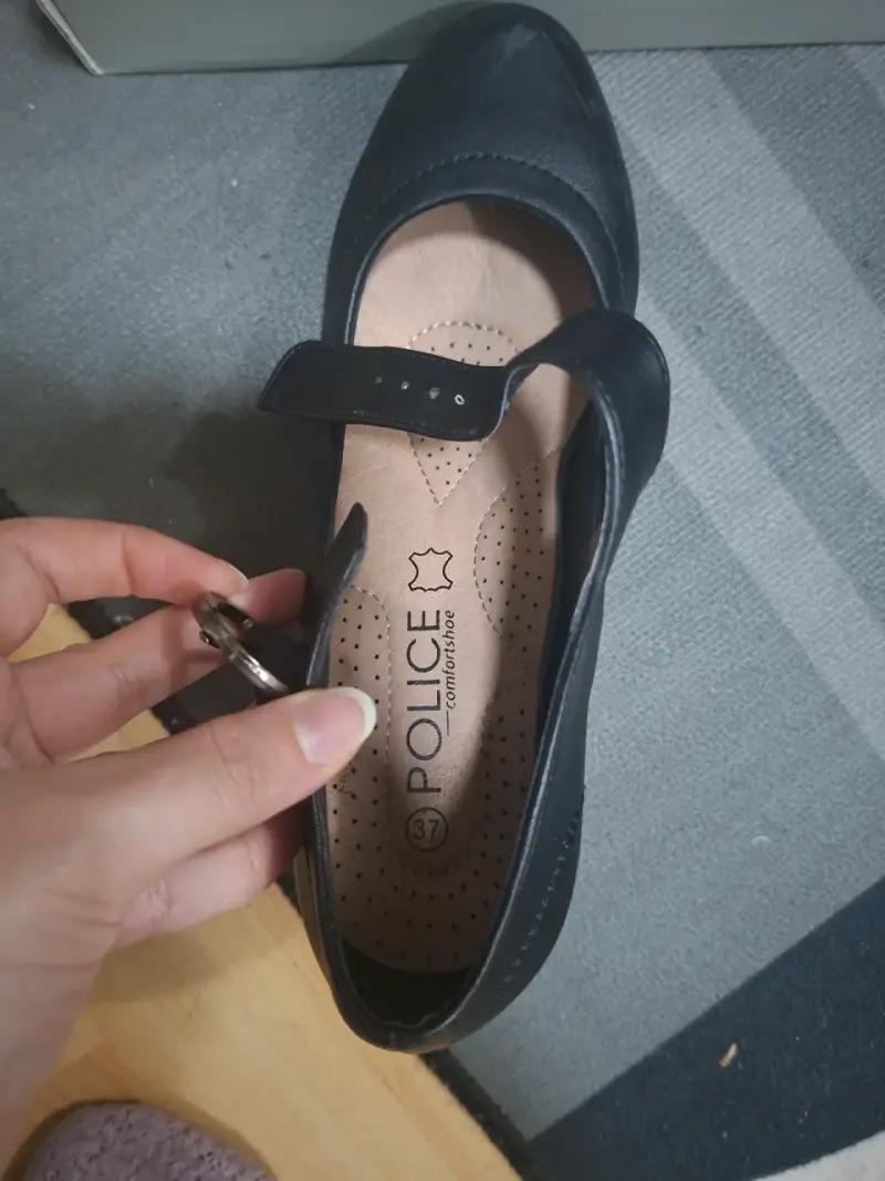 Zapatos de tacón medio negros Police Comfort - 5