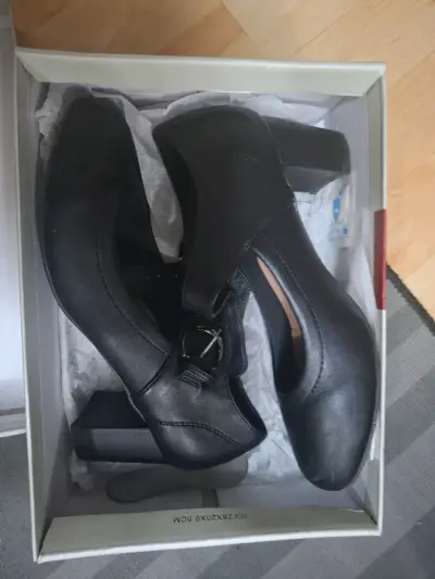Zapatos de tacón medio negros Police Comfort - miniatura 6