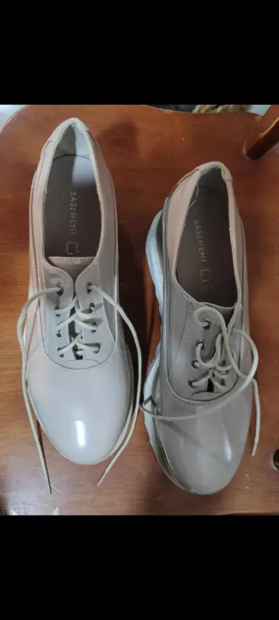 Zapatos de Plataforma Beige para Mujer Basement - miniatura 1