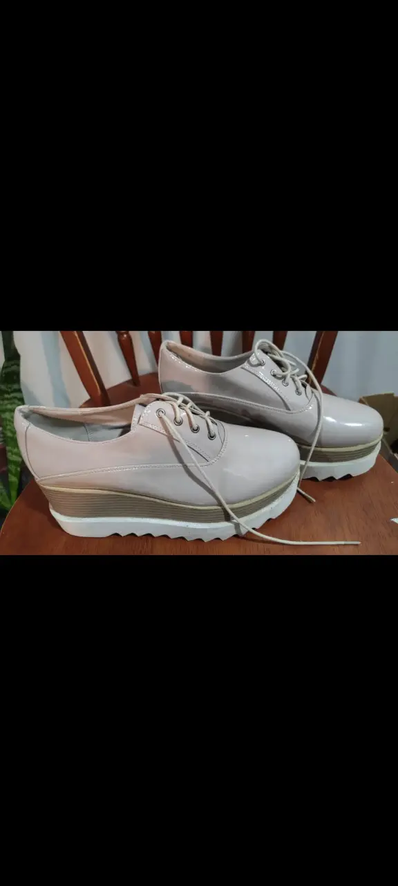 Zapatos de Plataforma Beige para Mujer Basement - 2