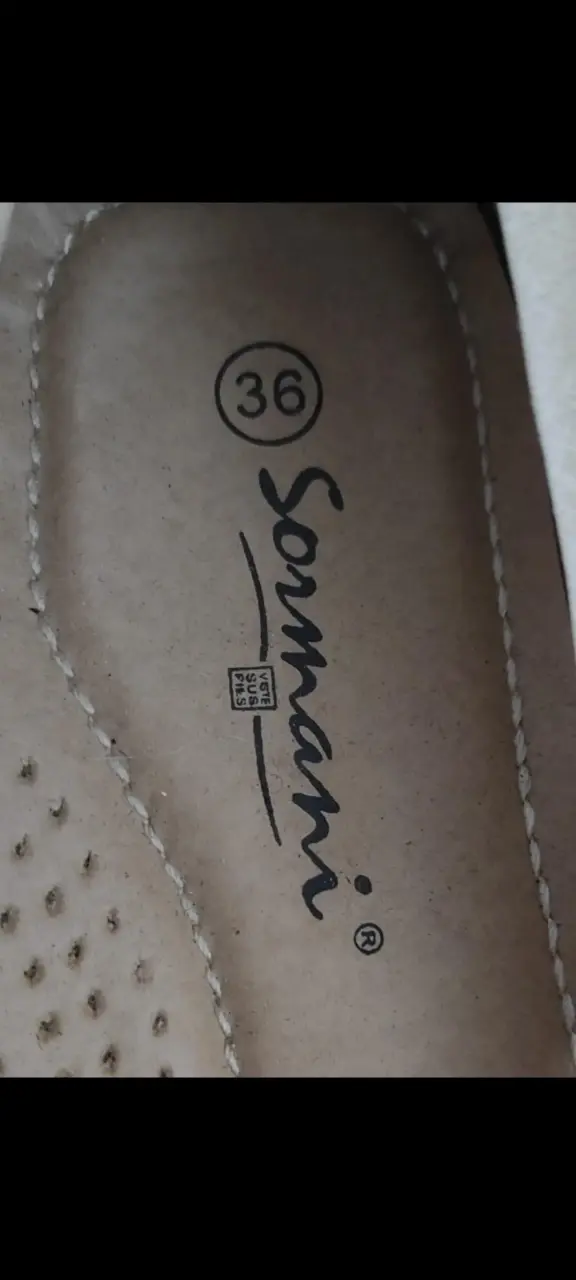 Mocasines de cuero gris Somani talla 36 - 2