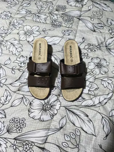 Sandalias marrones de ecocuero Mirasol - miniatura 1