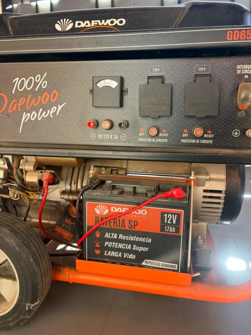 Generador a Gasolina Daewoo GD6500E 5500W - 1