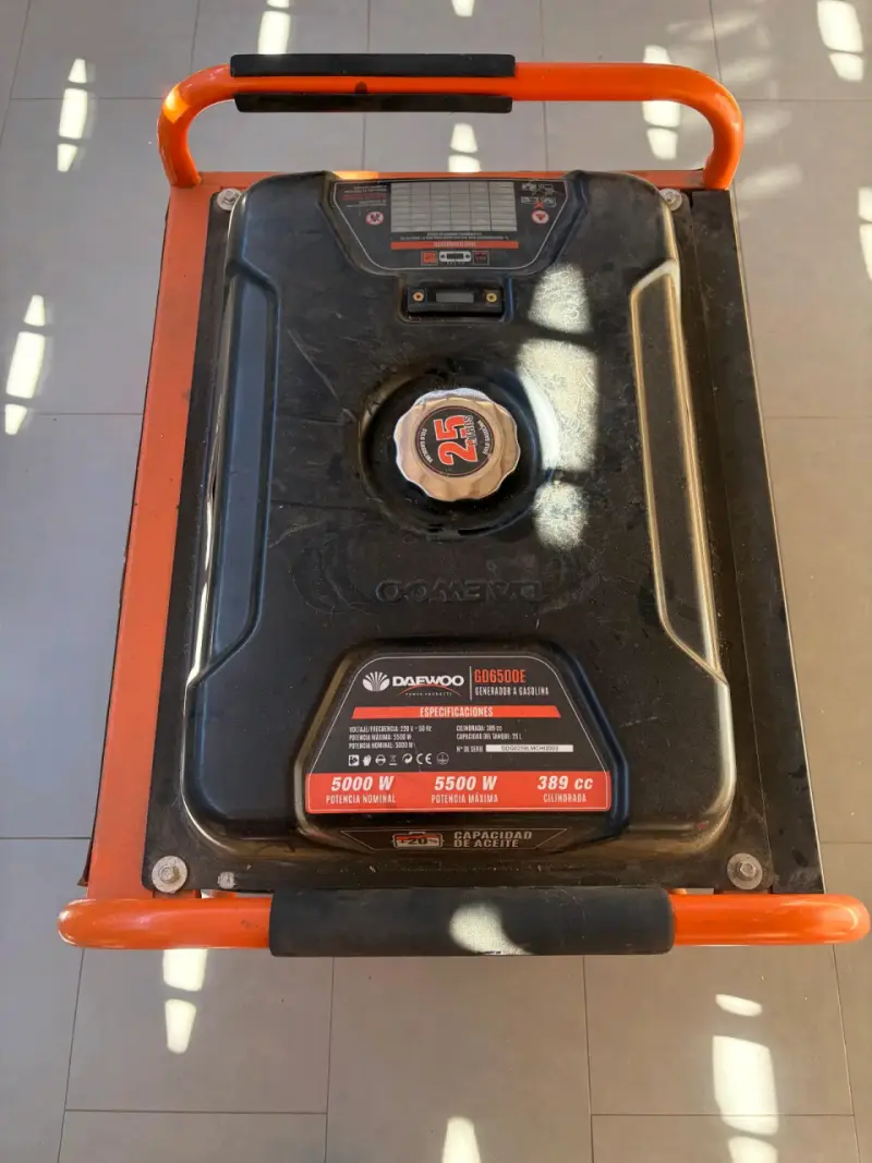 Generador a Gasolina Daewoo GD6500E 5500W - 3