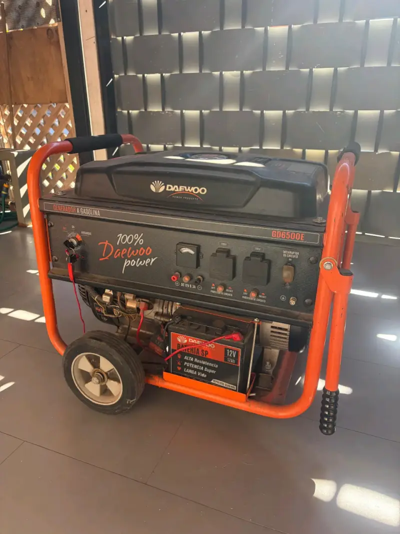 Generador a Gasolina Daewoo GD6500E 5500W - 6