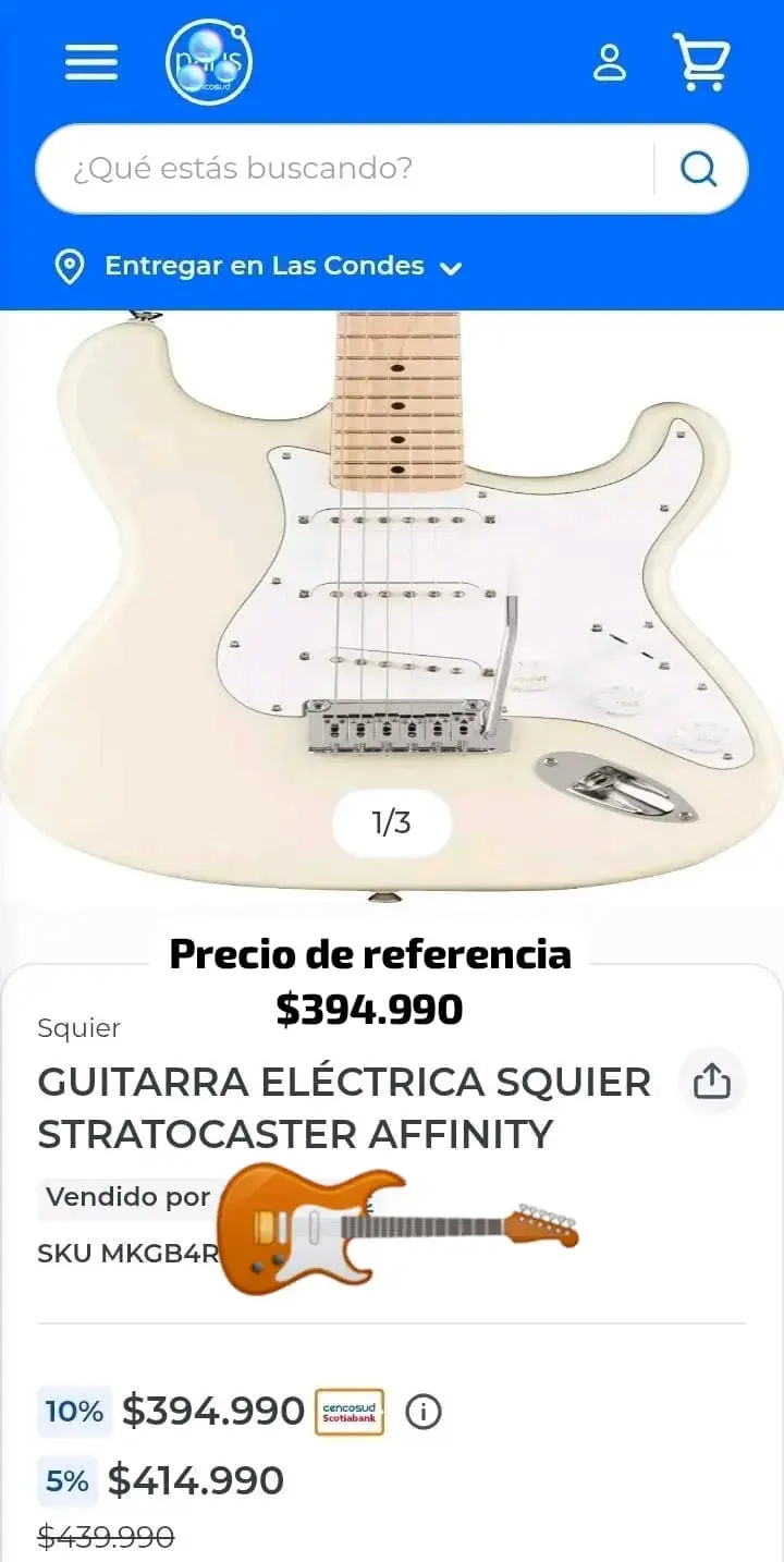 Guitarra eléctrica Squier Stratocaster Affinity - 6