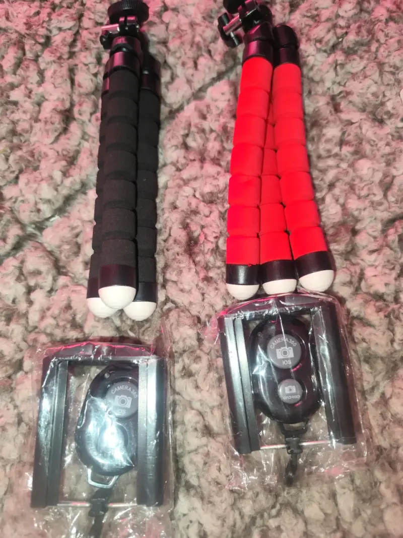 Trípode flexible para smartphone con control remoto