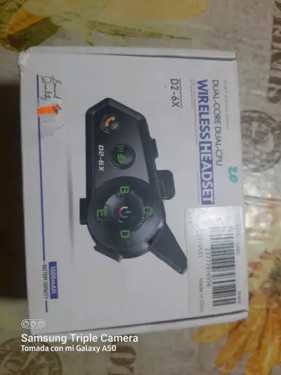 Intercomunicador Bluetooth D2-6X para Casco de Moto - miniatura 1