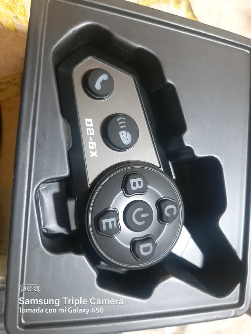 Intercomunicador Bluetooth D2-6X para Casco de Moto - 4