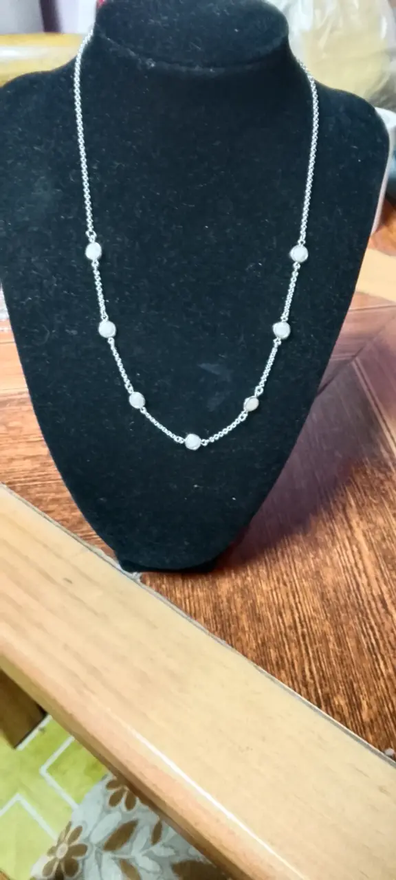 Collar de plata con diseño elegante - 6