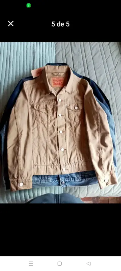 Chaqueta de mezclilla Levi's azul - miniatura 1
